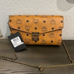 MCM crossbody bag.